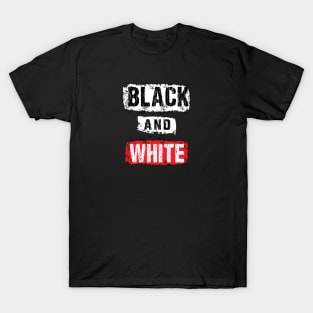 Black and White T-Shirt